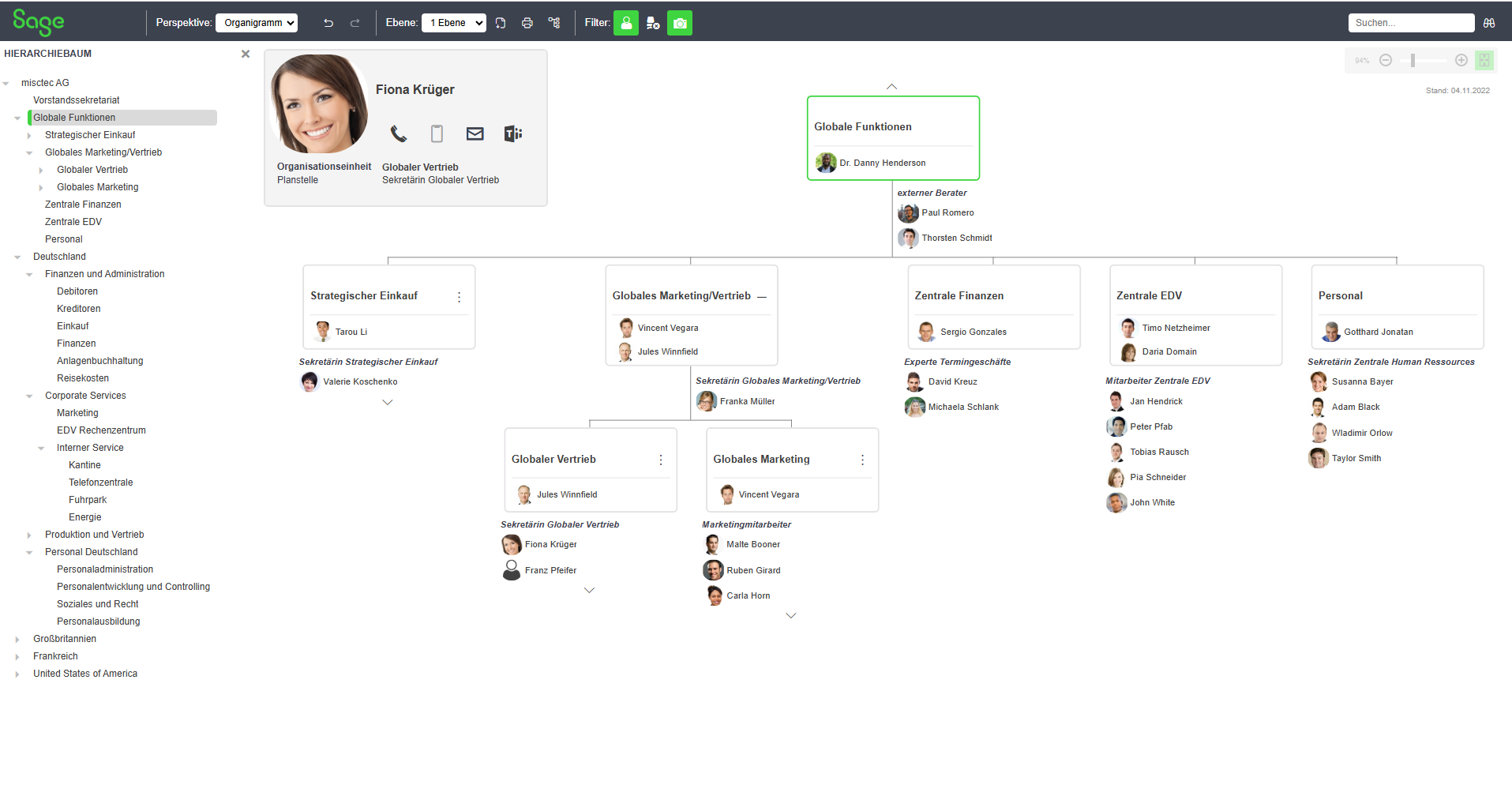 Sage HR org.manager Basic